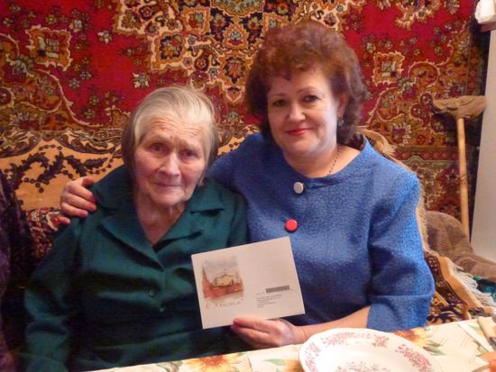 Анна Максимовна Нуштаева из Черногорска отметила 100 лет со Дня рождения